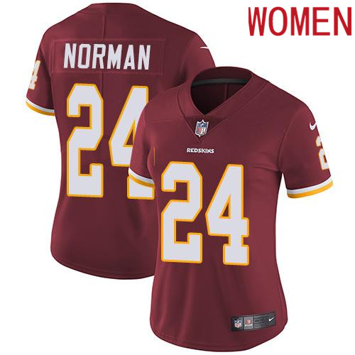 2019 Women Washington Redskins #24 Norman red Nike Vapor Untouchable Limited NFL Jersey->women nfl jersey->Women Jersey